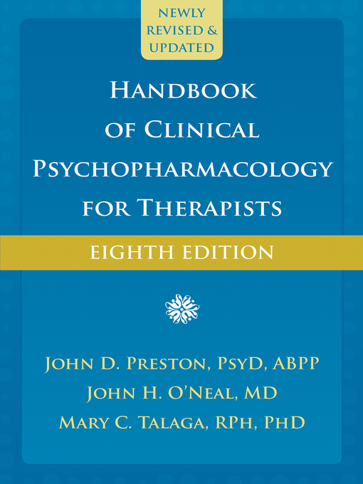 Title details for Handbook of Clinical Psychopharmacology for Therapists by John D. Preston - Available